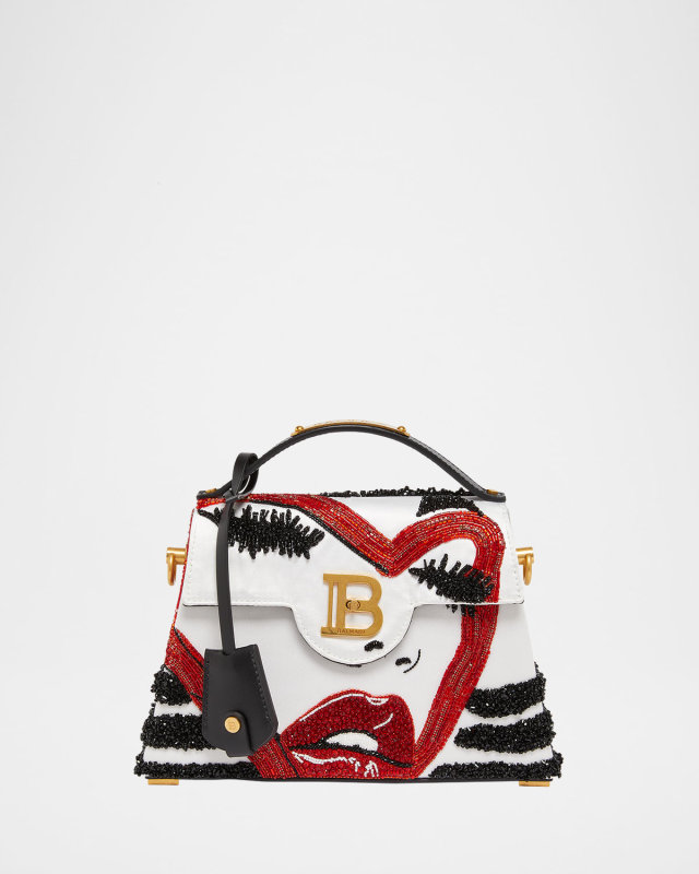 B-Buzz Dynasty Crossbody Bag in Make-Up Embellished Satin